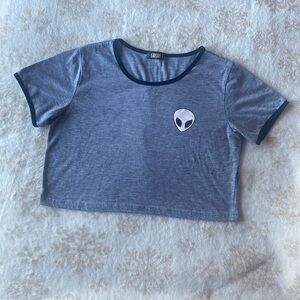Alien Crop Top Small